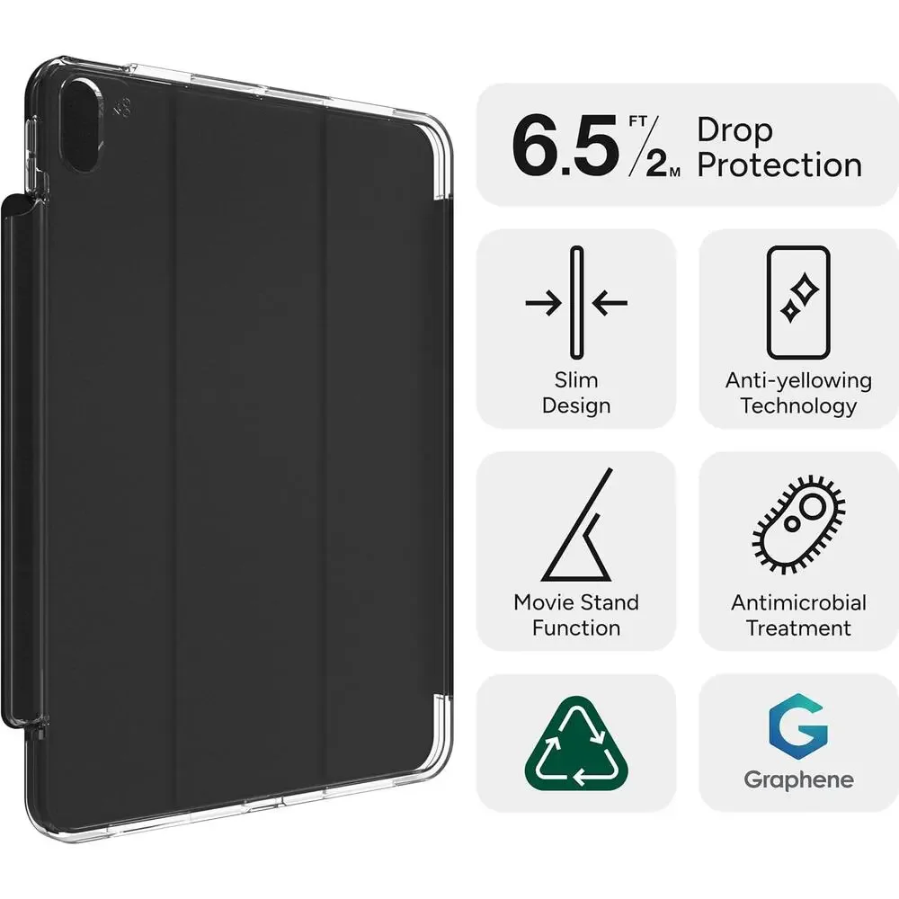 ZAGG Crystal Palace Folio iPad Pro 2024 with Integrated Stand